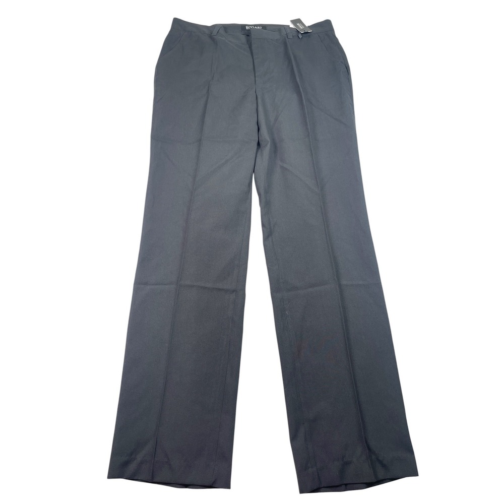 Bogari Mens Dress Pants Lot of 2 34x32 Black‎ NWT Work Office Career Uniform